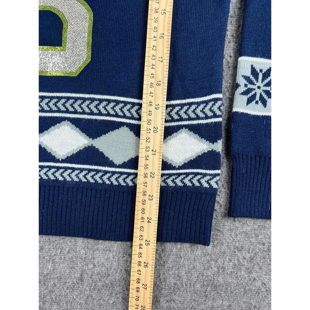 NFL Seattle Seahawks Russell Wilson #3 V-Neck‎ Sweater Size Medium